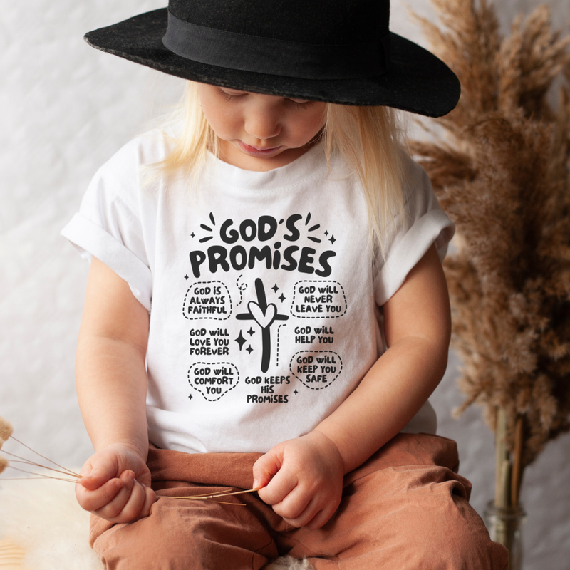 GOD'S PROMISE - Short Sleeve T-Shirt in White