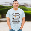 Relationship X Religious - Fishing Dad Shirt