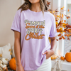 Pumpkin Spice & the Spirit of Christ Christian T-Shirt – Fall Faith Graphic Tee for Women, Cute Thanksgiving Jesus Shirt