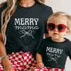 Merry Mama & Mini Coquette Christmas Shirts | Mommy & Me Preppy Holiday