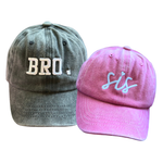 Bro & Sis (Embroidered) - Brother Sister Matching Hats