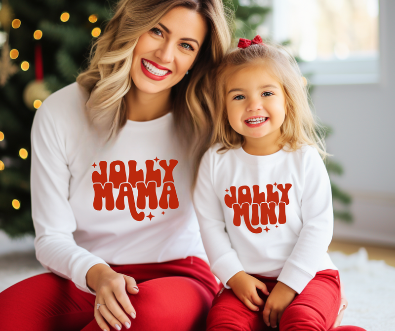 Jolly Mama & Mini - Mommy and Me Christmas Sweatshirt