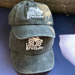 Monster Truck Big Bro Lil Bro (Embroidered) - Brother Sister Matching Hats