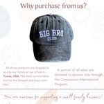 Big Bro Club (EMBROIDERED) - Brother Sister Matching Hats