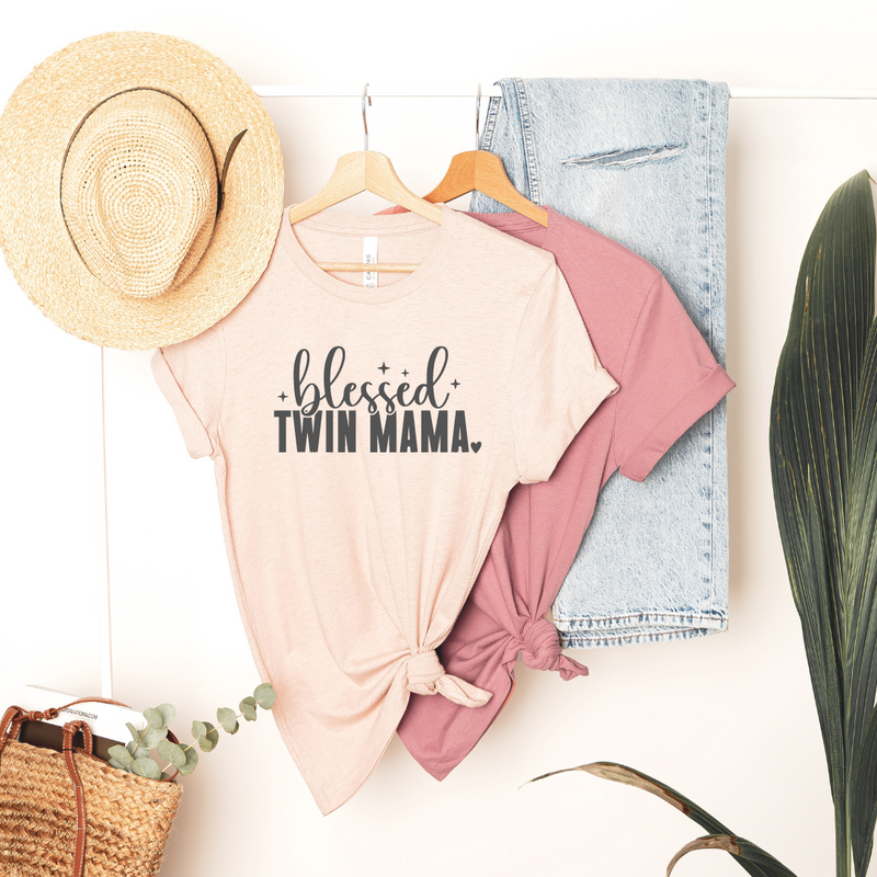 Blessed Twin Mama - Twin Mom Shirt
