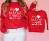 My Heart Belongs To - Mommy and Me Valentine's Day Sweatshirt