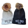 BIG BRO CLUB - FUR POMPOM - Brother Sister Matching Beanies