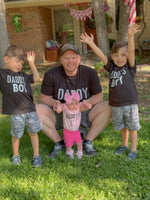 Daddy + Daddy's Girl / Boy Matching Shirts