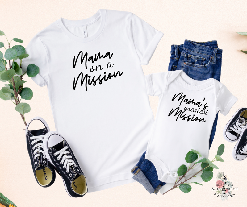 Christian Mommy and Me Shirts | Mama on a Mission