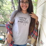 LIVING THAT BLESSED MOM LIFE WOMEN'S SHIRT - Salt and Light Boutique
