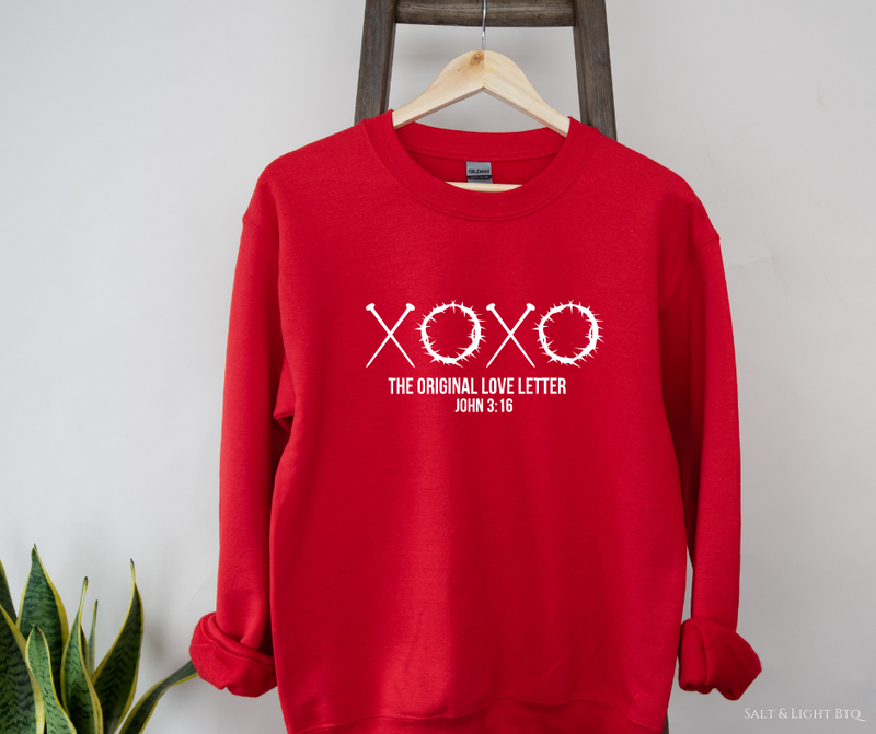 XoXo John 3:16 Sweatshirt: Christian Mom Apparel | SLB