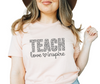 Teach Love Inspire Teacher Shirts - Salt and Light Btq