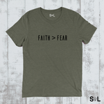 FAITH OVER FEAR CHRISTIAN V.1 MEN'S T-SHIRT | FAITH OVER FEAR COLLECTION - Salt and Light Boutique