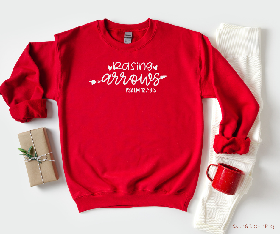 Raising Arrows Sweatshirt: Christian Mom Sweatshirts | SLB