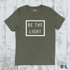 BE THE LIGHT CHRISTIAN MEN'S T-SHIRT - Salt and Light Boutique