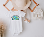 He's got the whole world n His hands Bodysuit. Christian Baby Clothes: Baby Girl & Baby Boy | Salt and Light Boutique