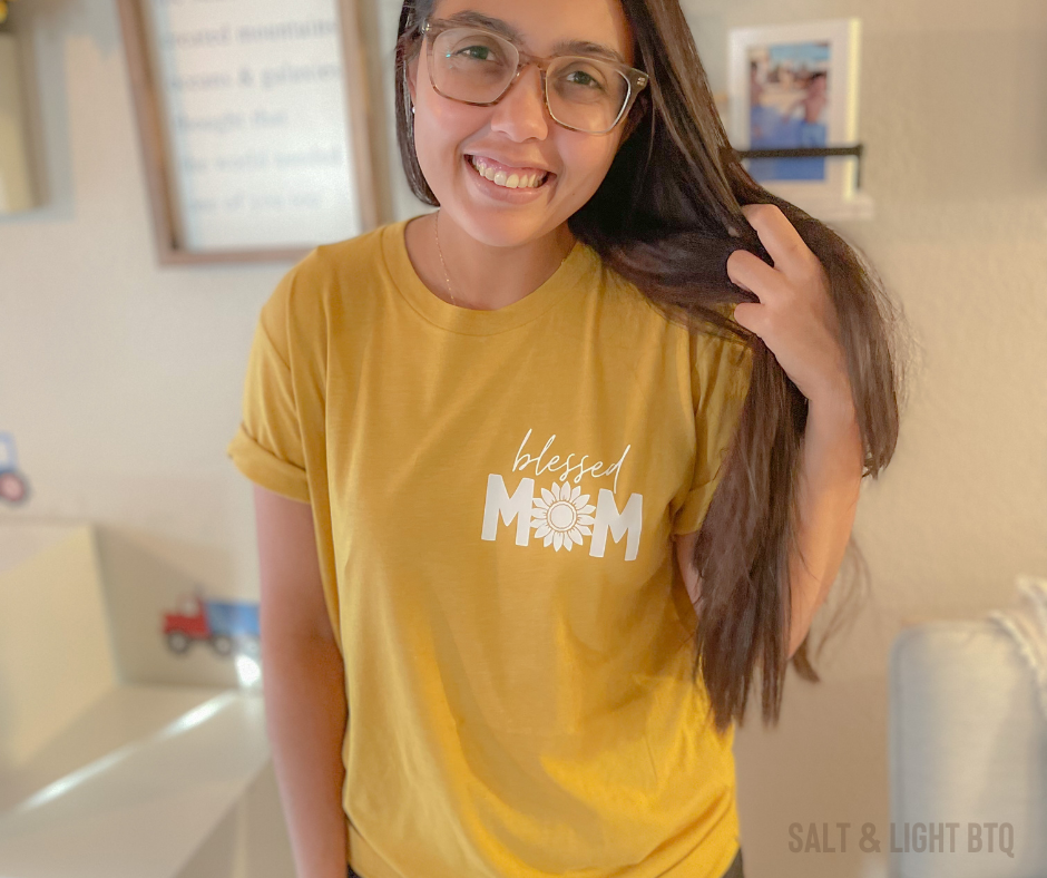 Blessed Mom Faith Based Apparel | Salt and Light Boutique