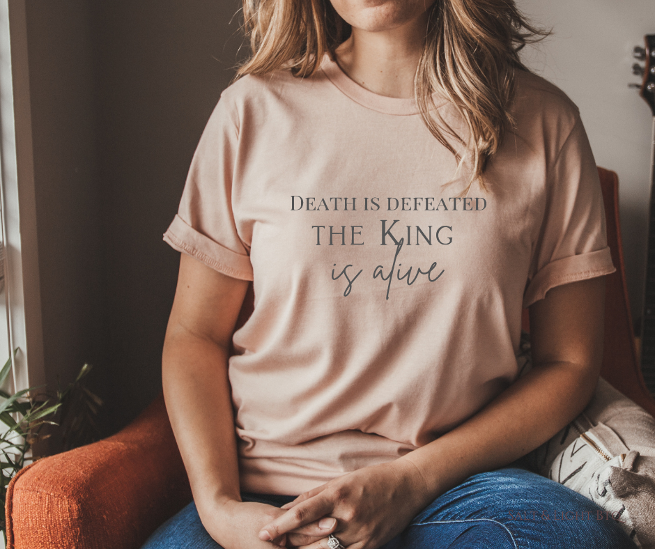 Death Is Defeated Christian Apparel - Salt and Light Boutique