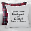 The Love Between Grandparents Long Distance Grandma Pillow - Salt and Light Boutique