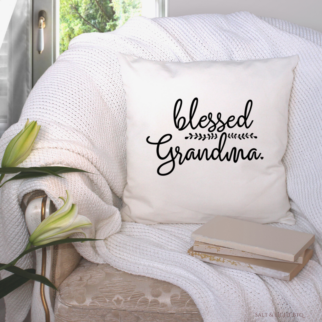 Blessed Grandma Pillow - Salt and Light Boutique