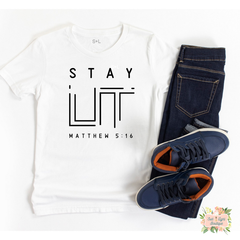 STAY LIT YOUTH T-SHIRT - Salt and Light Boutique