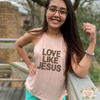 LOVE LIKE JESUS - LEOPARD PRINT | CLOTHED IN GRACE COLLECTION | WOMEN'S HIGH NECK TANK - Salt and Light Boutique