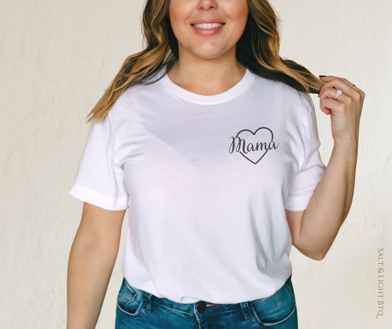 Mama Tee | Mom Life Faith Based Mom Shirts - Salt and Light Boutique