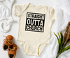 Straight outta Church Bodysuit. Christian Baby Clothes: Baby Girl & Baby Boy | Salt and Light Boutique