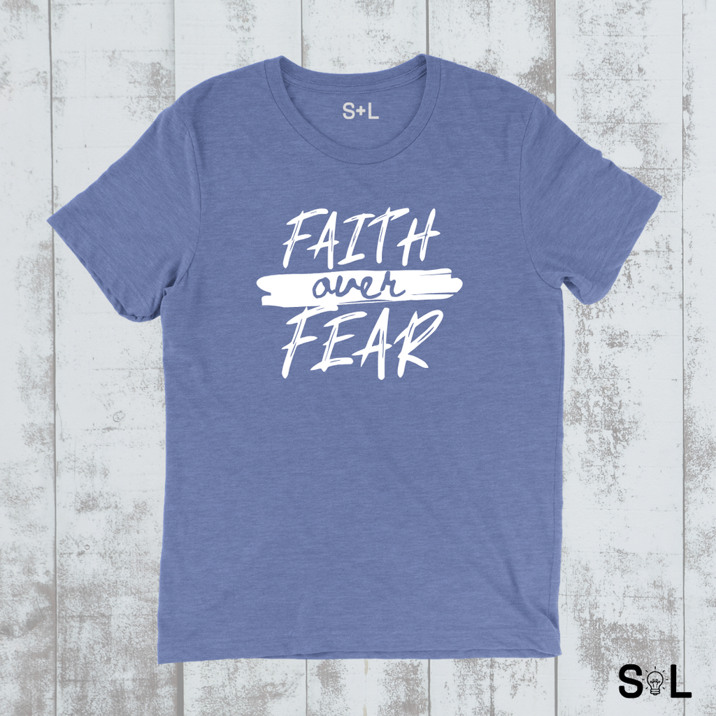 FAITH OVER FEAR CHRISTIAN V.2 MEN'S T-SHIRT | FAITH OVER FEAR COLLECTION - Salt and Light Boutique