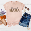 BLESSED MAMA - LEOPARD PRINT - SHORT SLEEVE WOMEN'S T-SHIRT | UNISEX CUT - Salt and Light Boutique