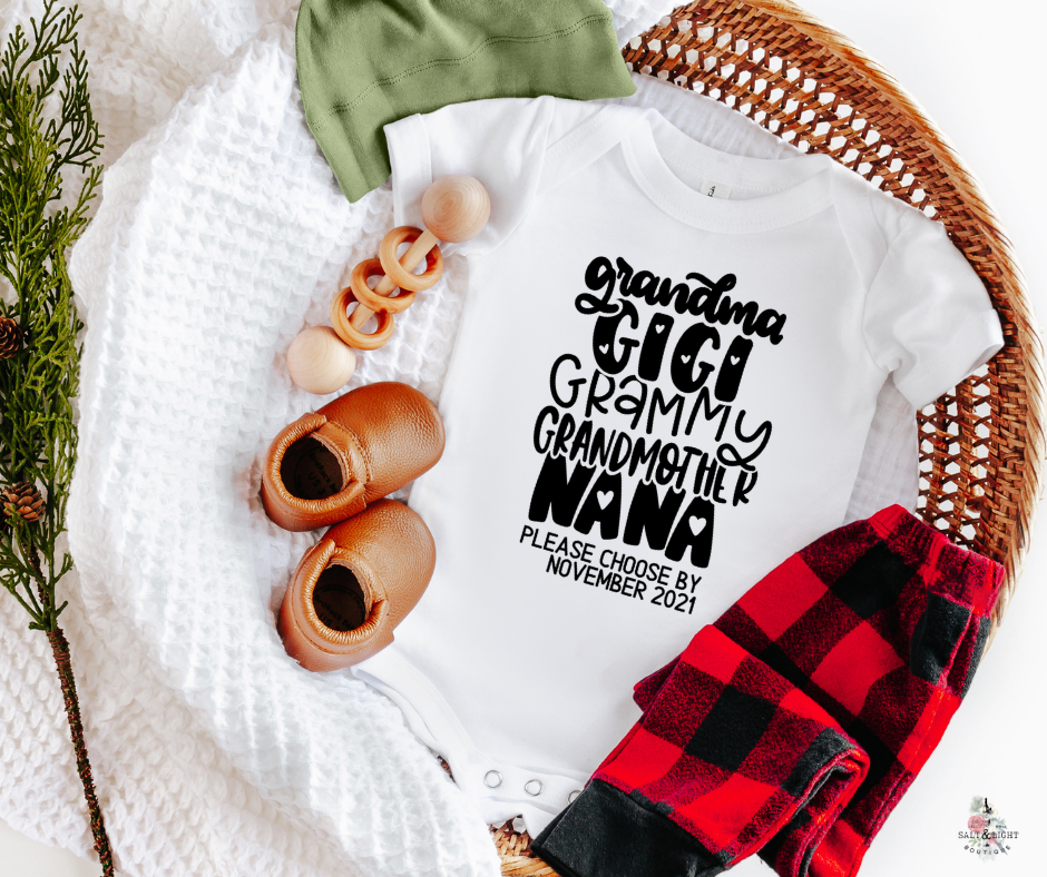 Baby Announcement, Pregnancy Reveal Shirt, Custom Family Matching