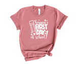 Happy First Day Of School Teacher Shirts - PENCIL