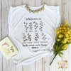 THINK ABOUT SUCH THINGS | WOMEN'S FLOWY MUSCLE T-SHIRT WITH ROLLED SLEEVES - Salt and Light Boutique