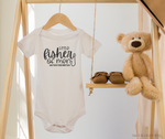 Little Fisher of Men Onesie. Christian Baby Clothes: Baby Girl & Baby Boy | Salt and Light Boutique