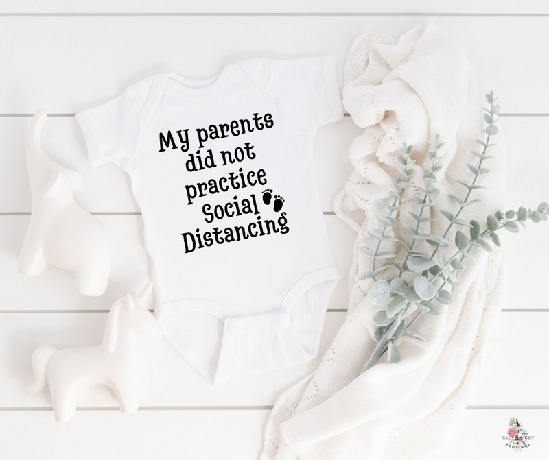 My parents did not practice Social Distancing Baby Announcement | SLB