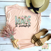 MADE TO WORSHIP | WOMEN'S FLOWY MUSCLE T-SHIRT WITH ROLLED SLEEVES - Salt and Light Boutique
