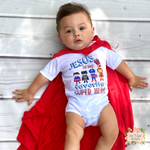 JESUS IS MY FAVORITE SUPER HERO INFANT + TODDLER SHIRT | SUPER KIDDOS COLLECTION - Salt and Light Boutique