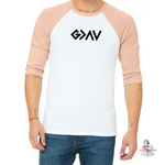 GOD IS GREATER THAN THE HIGHS AND LOWS MEN'S BASEBALL T-SHIRT - Salt and Light Boutique