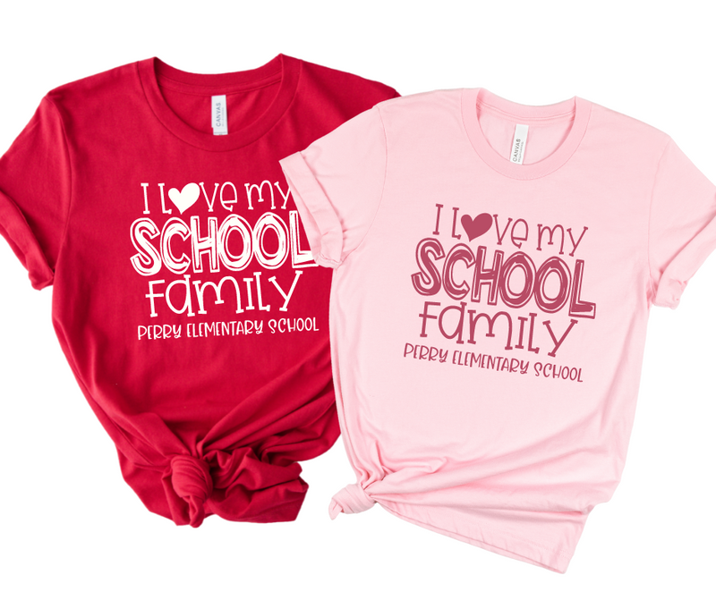 Love My School Family Teacher Shirts - CUSTOM