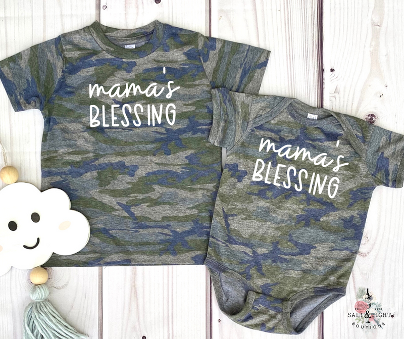 Mommy and Me Shirts Camo | Mommy and Me Tees | SALT AND LIGHT BTQ