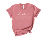 Definition Teacher Shirt