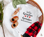 Hello Grandma and Grandpa Custom Onesie. Pregnancy Announcement to Parents: Grandma and Grandpa Onesie | SLB
