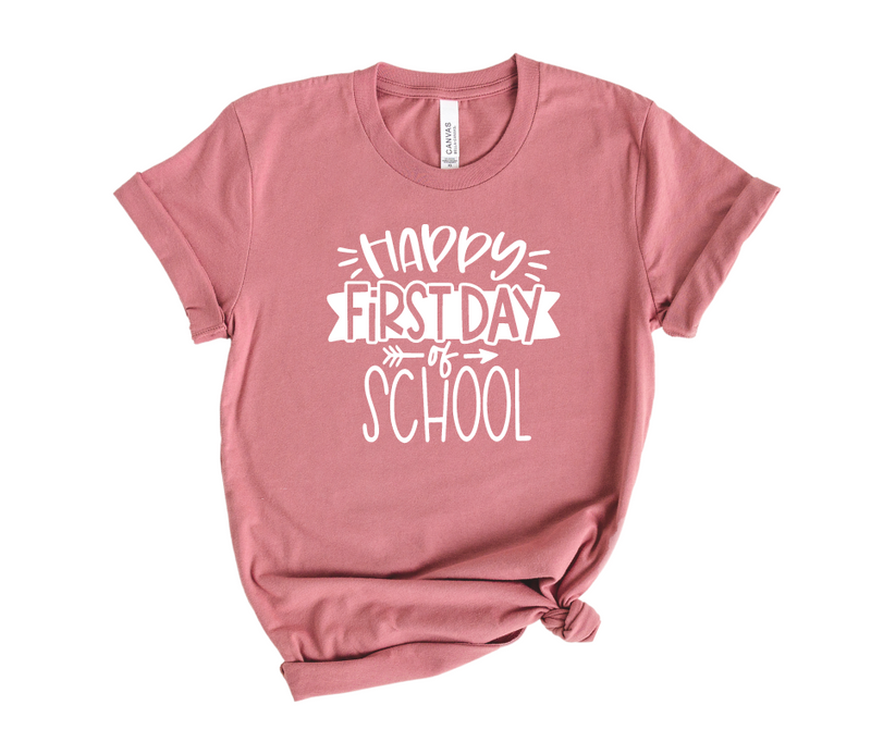 Happy First Day Of School Teacher Shirts - BANNER
