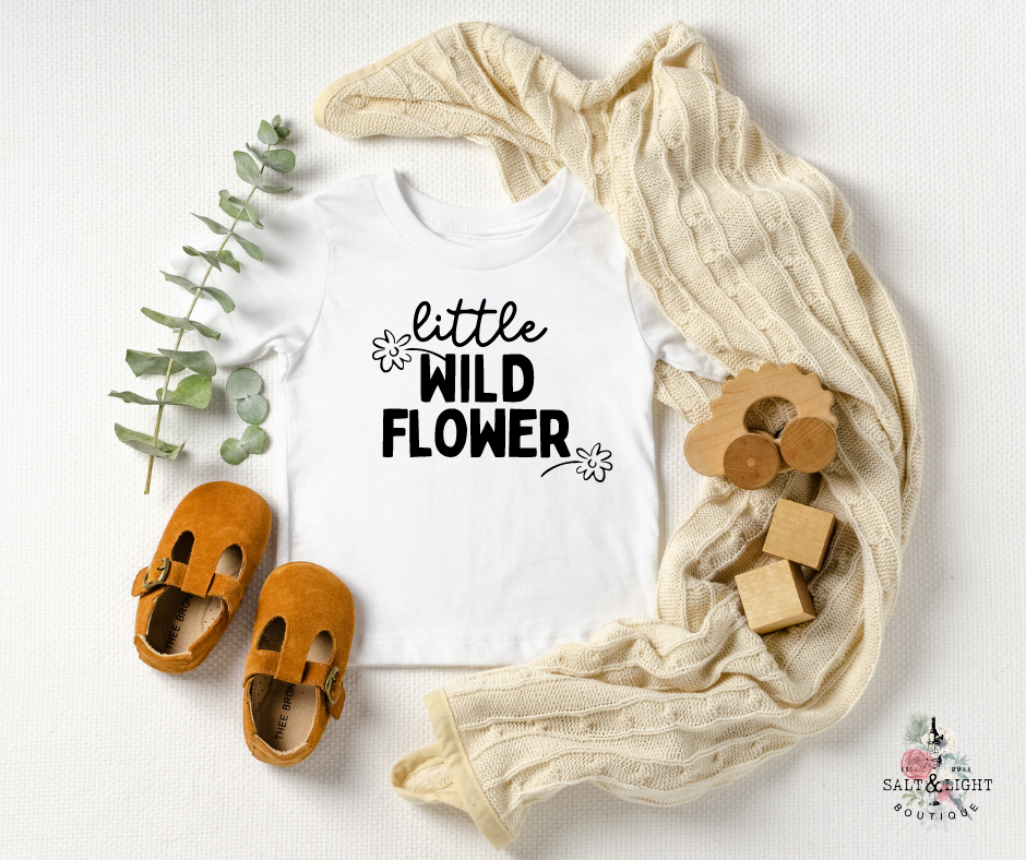 Mommy and Me Matching Shirts Wildflower | Raising Wildflowers | Salt & Light Btq