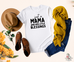 Mommy and Me Matching Shirts | Just a Mama and Her Little Blessings - WHITE - Salt and Light Boutique