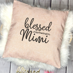 Blessed Grandma Christian Pillow | Colored Pillows - Salt and Light Boutique