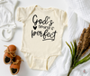 God's timing is perfect Onesie. Christian Baby Announcement Onesie: IVF Pregnancy Announcement | SLB