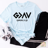 GOD IS GREATER THAN THE HIGHS AND LOWS WORKOUT T-SHIRT | WOMEN'S UNISEX WORKOUT SHIRTS - Salt and Light Boutique