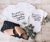 Our First Mother's Day Together Matching Shirts - CURSIVE
