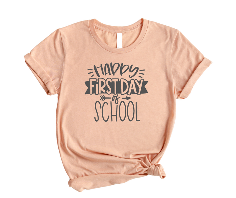 Happy First Day Of School Teacher Shirts - BANNER
